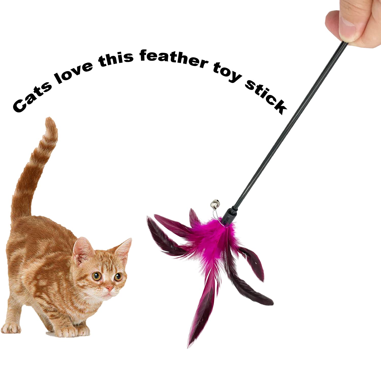 CATENESS varita-plumas-4: diseño ergonómico para sesiones largas.
