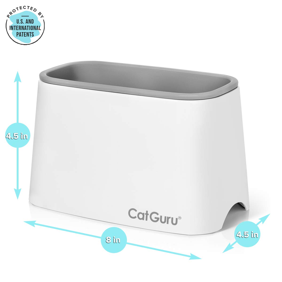 CatGuru soporte pala arena para caja, facilita encontrar la pala rápidamente.