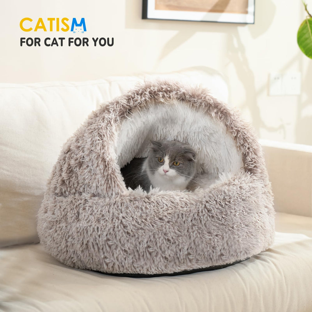 CATISM Cama gatos cuidado facil: funda lavable y limpieza sencilla