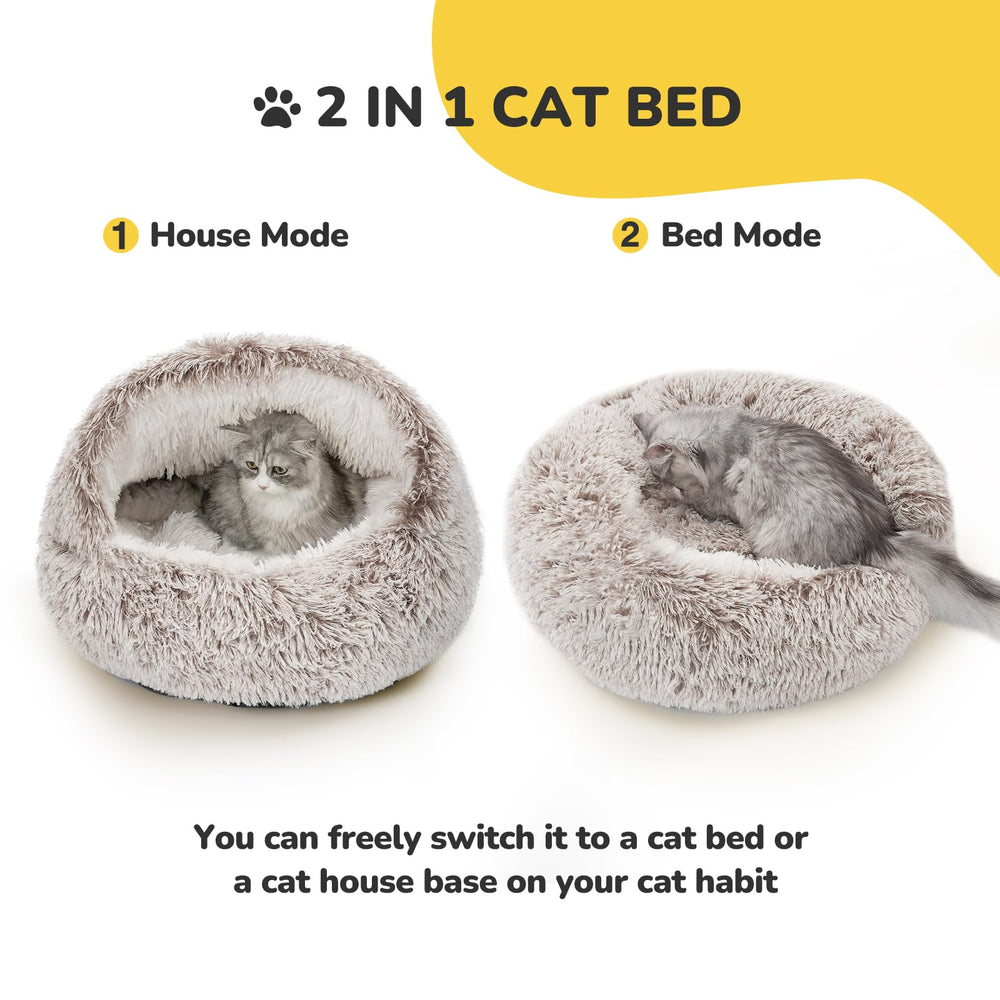 CATISM Cama gatos tejido nube: tacto suave para confort diario