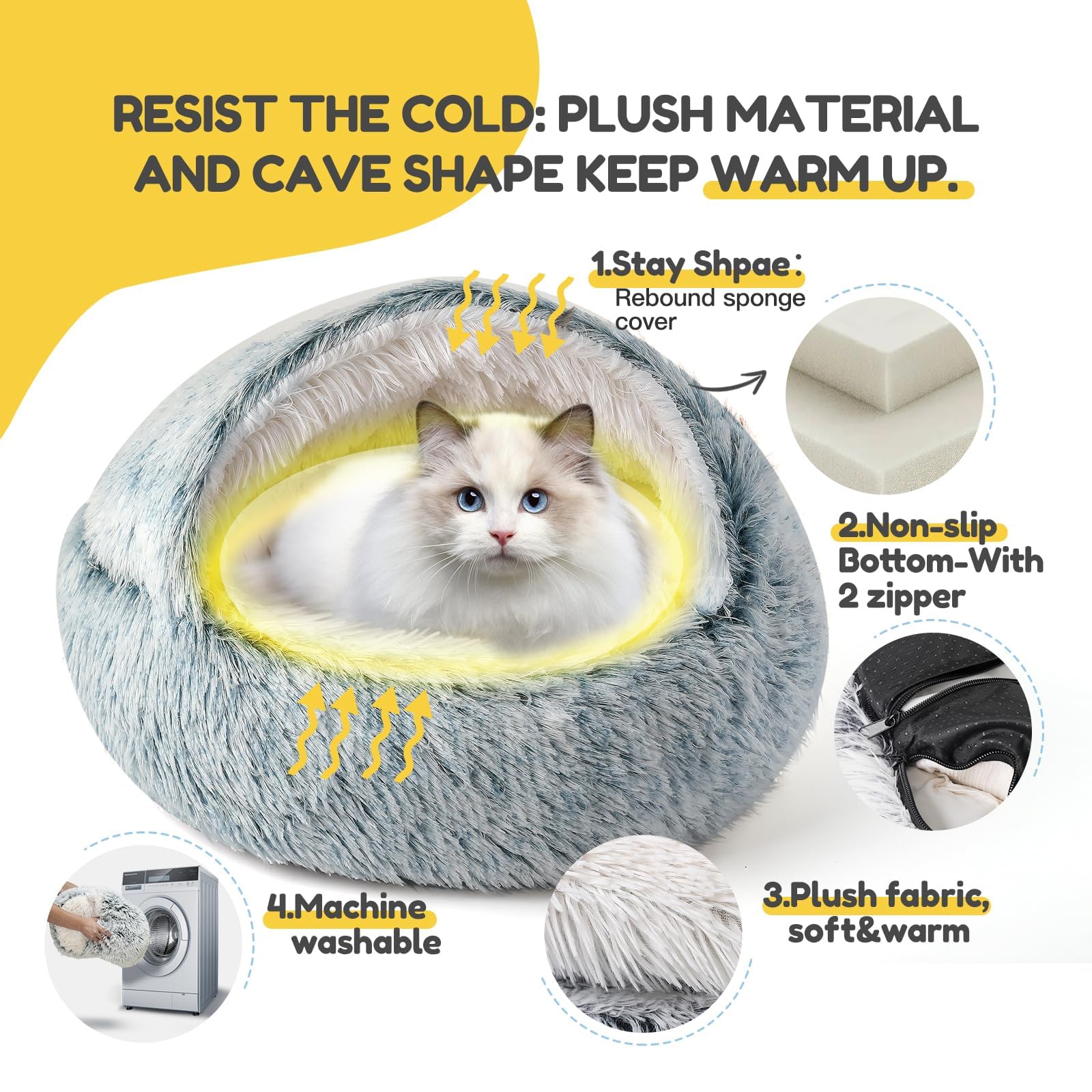CATISM diseño-donut-privacidad crea refugio seguro para tu gato.