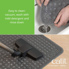Catit alfombra arenero suave para caminar sin irritar las patas.