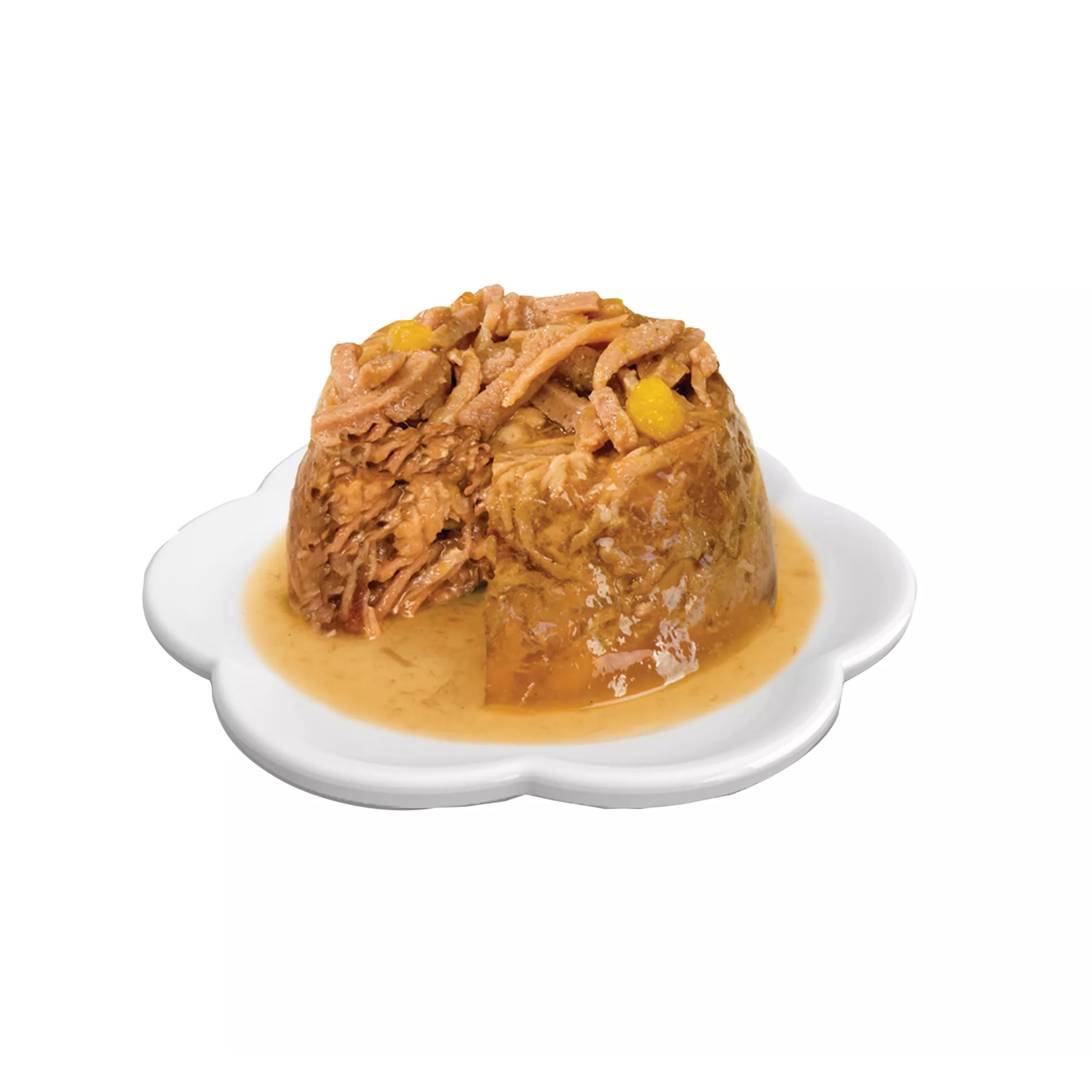 Catit Cena de Pollo con Res y Calabaza, complemento hidratante para la dieta regular.