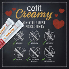 Catit Creamy salmón cobertura: añade sabor y nutrientes a la comida seca