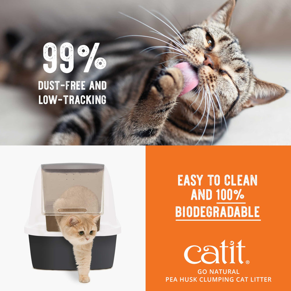 Catit Go Natural caja con tapa para privacidad del felino.