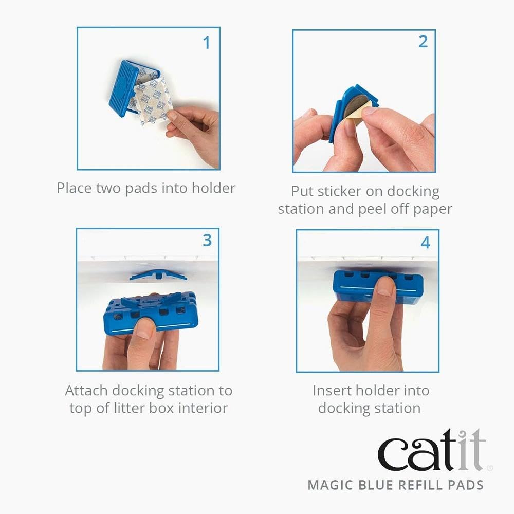 Catit Magic Blue, absorción de amoníaco más eficaz para el aire.