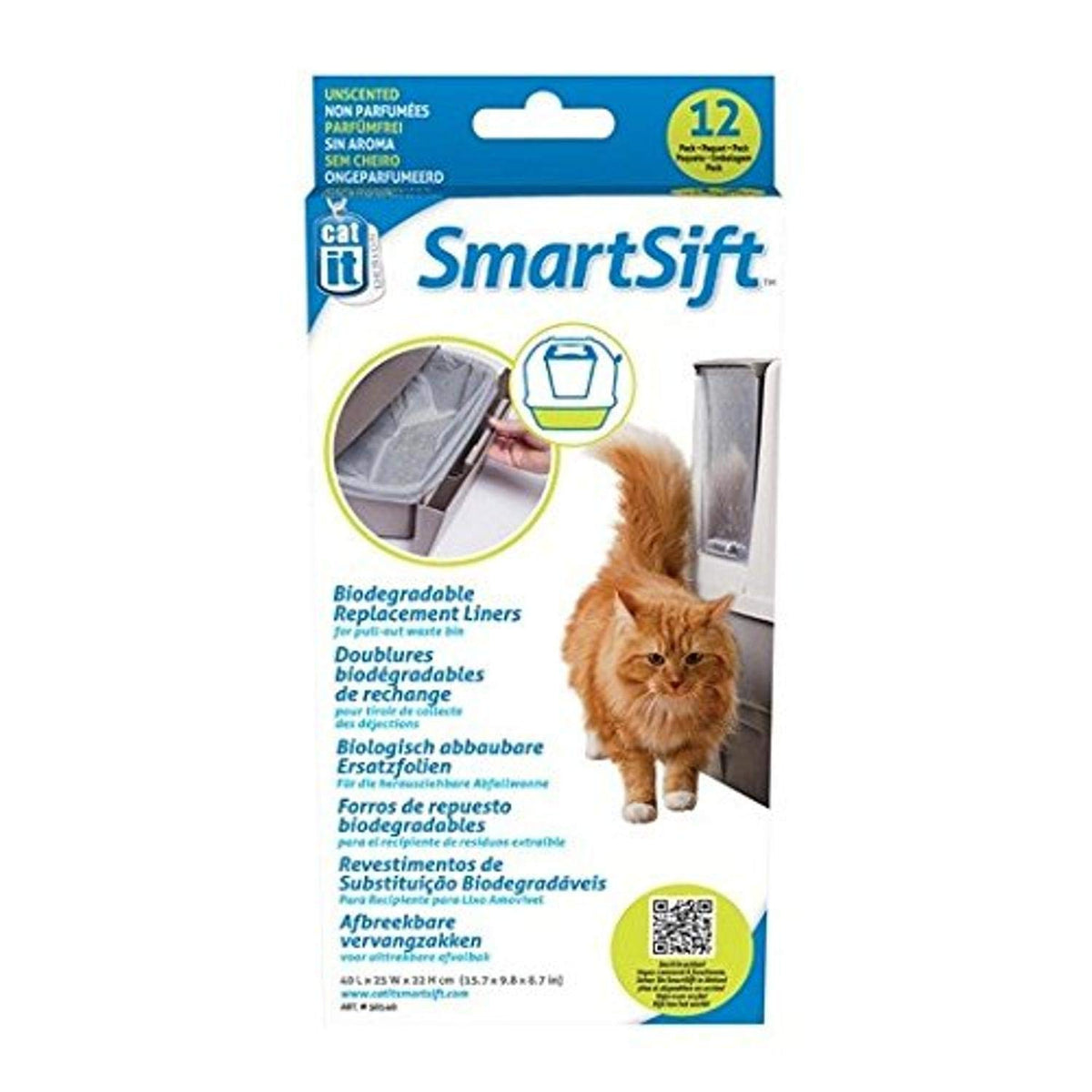 Catit recubrimiento de repuesto Smartsift para cajón, instalación rápida y limpieza más fácil.