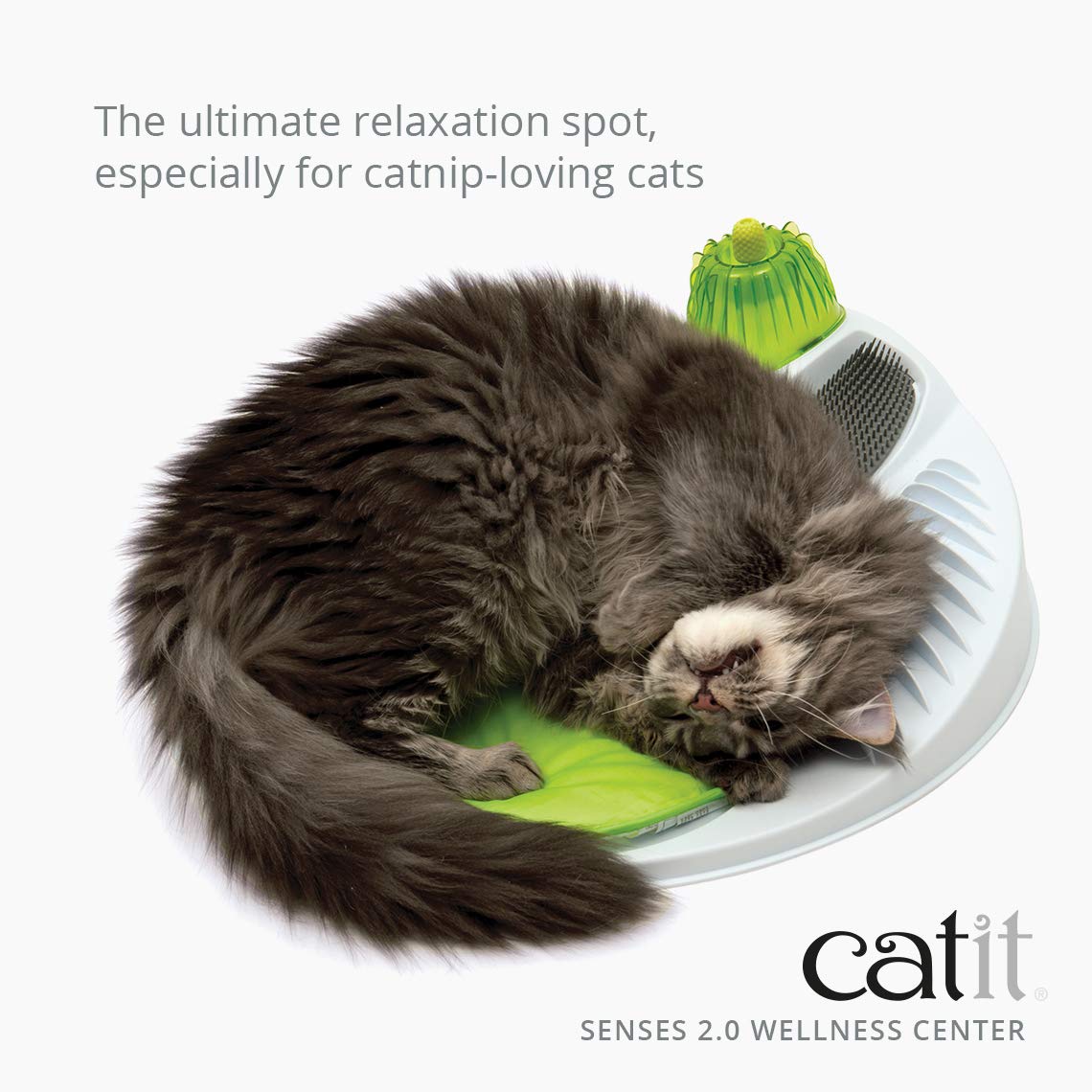 Catit Senses 2.0: estaciones de masaje 360° para confort felino