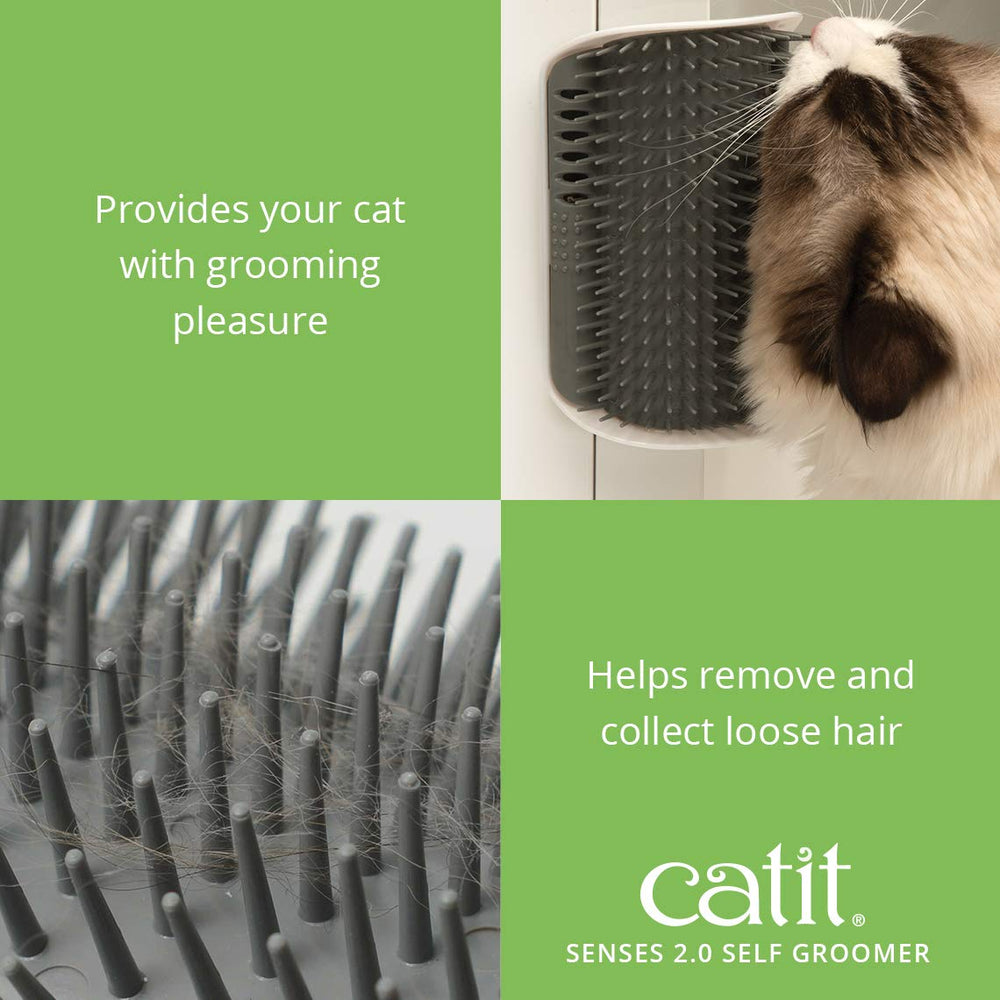 Catit Senses 2.0: soporte de pared para fijar a la altura ideal.