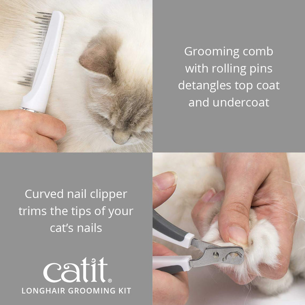 Catit Senses 2.0 Long Hair: tapa de almacenamiento para pelo suelto, menos desorden