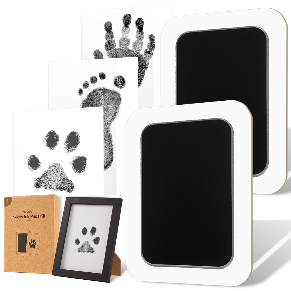 Kit Catose con huellas sin tinta, frontal, para conservar recuerdos limpios.