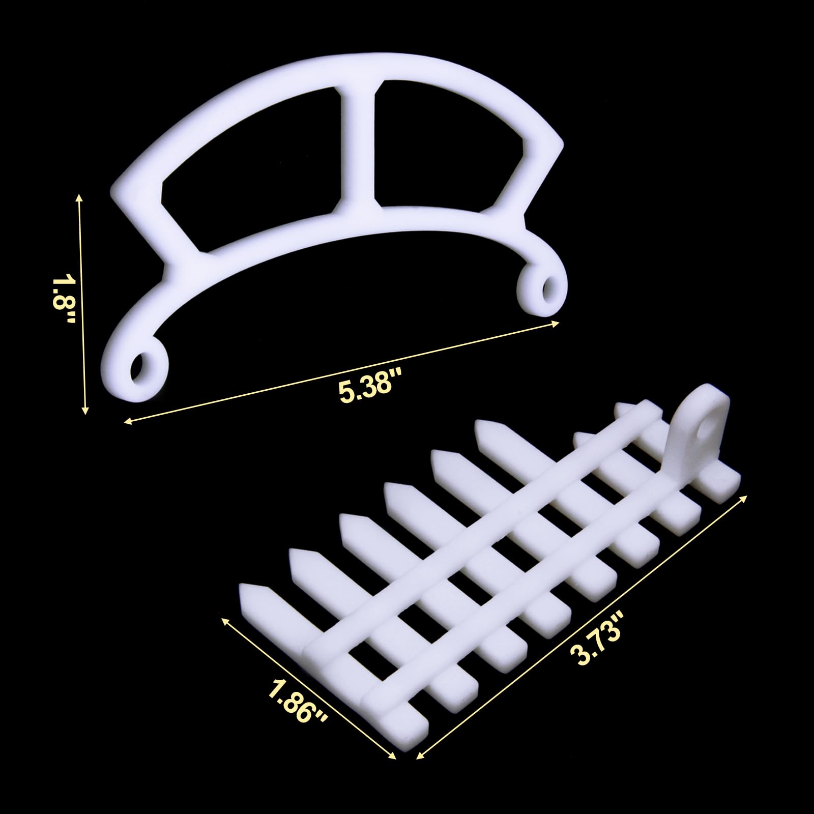 CATOSUM valla lateral blanco añade seguridad y un área de posado estable.