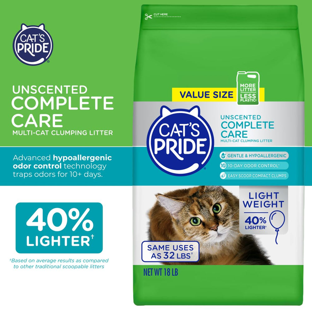 Cat's Pride muestra textura ligera para verter con facilidad.