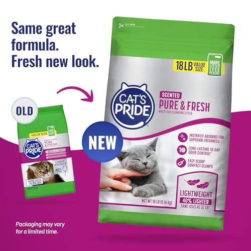 Cat's Pride aroma puro y fresco crea ambiente agradable para gatos