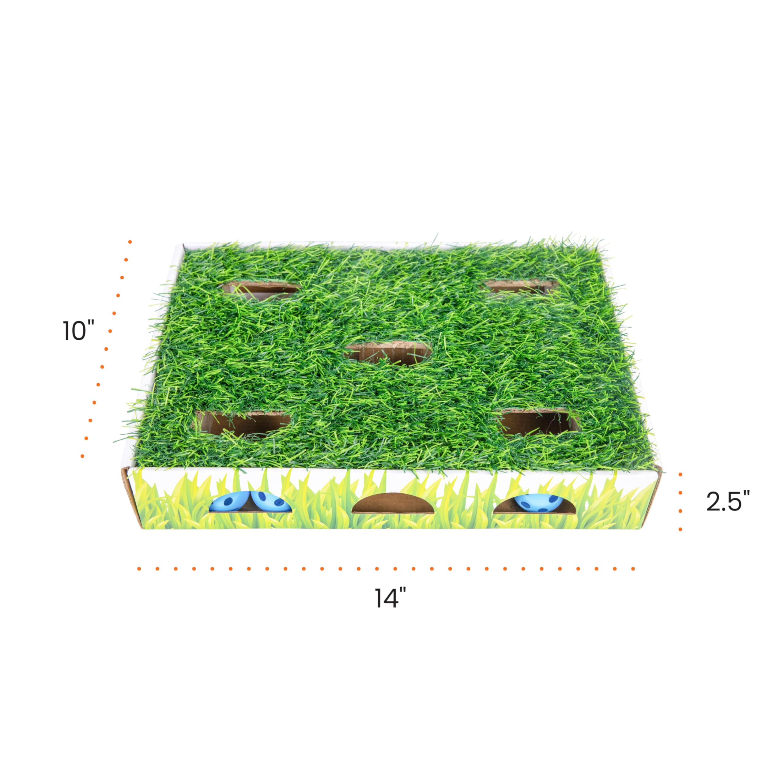 Catstages Grass Patch Hunting Box diseño seguro para hogares con gatos