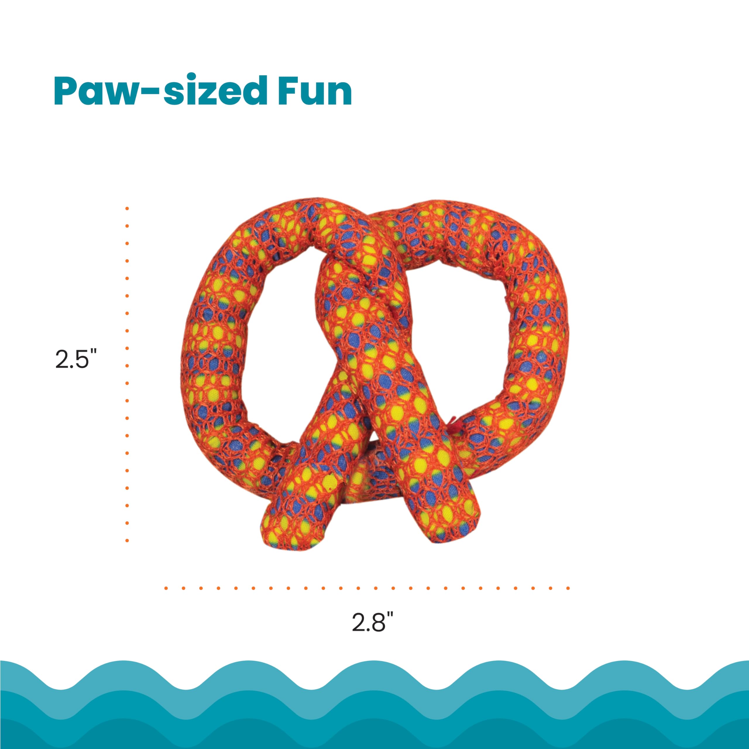Catstages Plaque Away Pretzel, fomenta masticación positiva y hábitos de juego.
