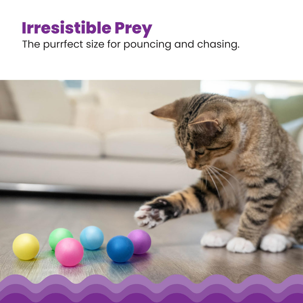 Pelotas Catstages con rebote impredecible para estimular caza y juego