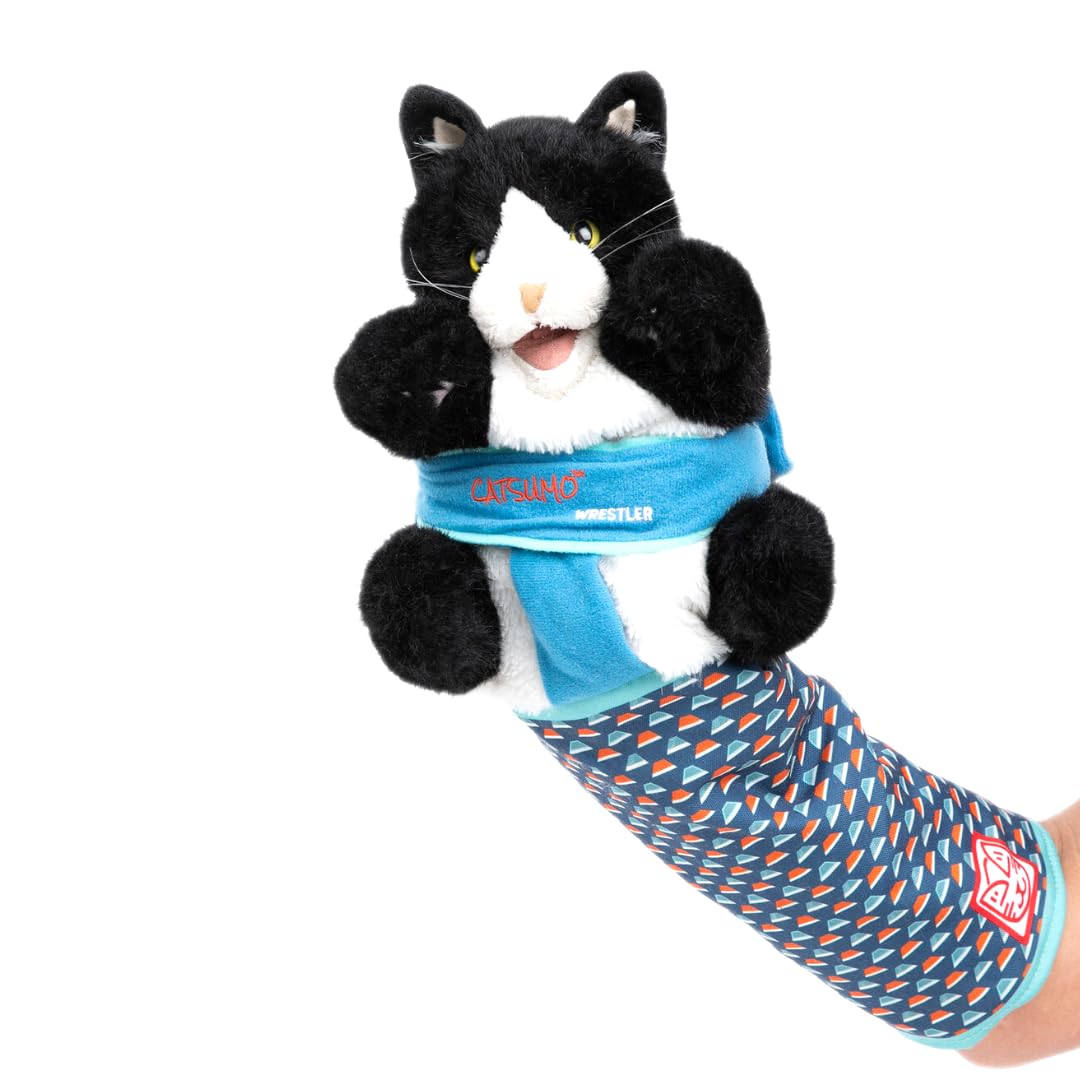 CATSUMO guante-lucha-gato: peluche suave para juego interactivo seguro