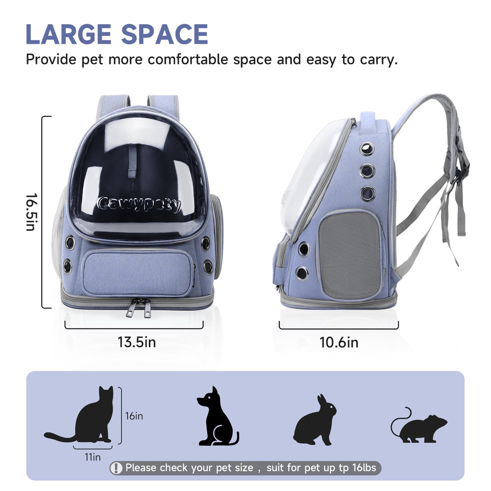 Se pliega fácilmente para viajar ligero con Cawypety.