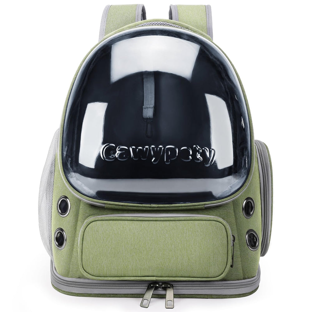 Cawypety Mochila portadora con bolsillos laterales para accesorios y conveniencia.