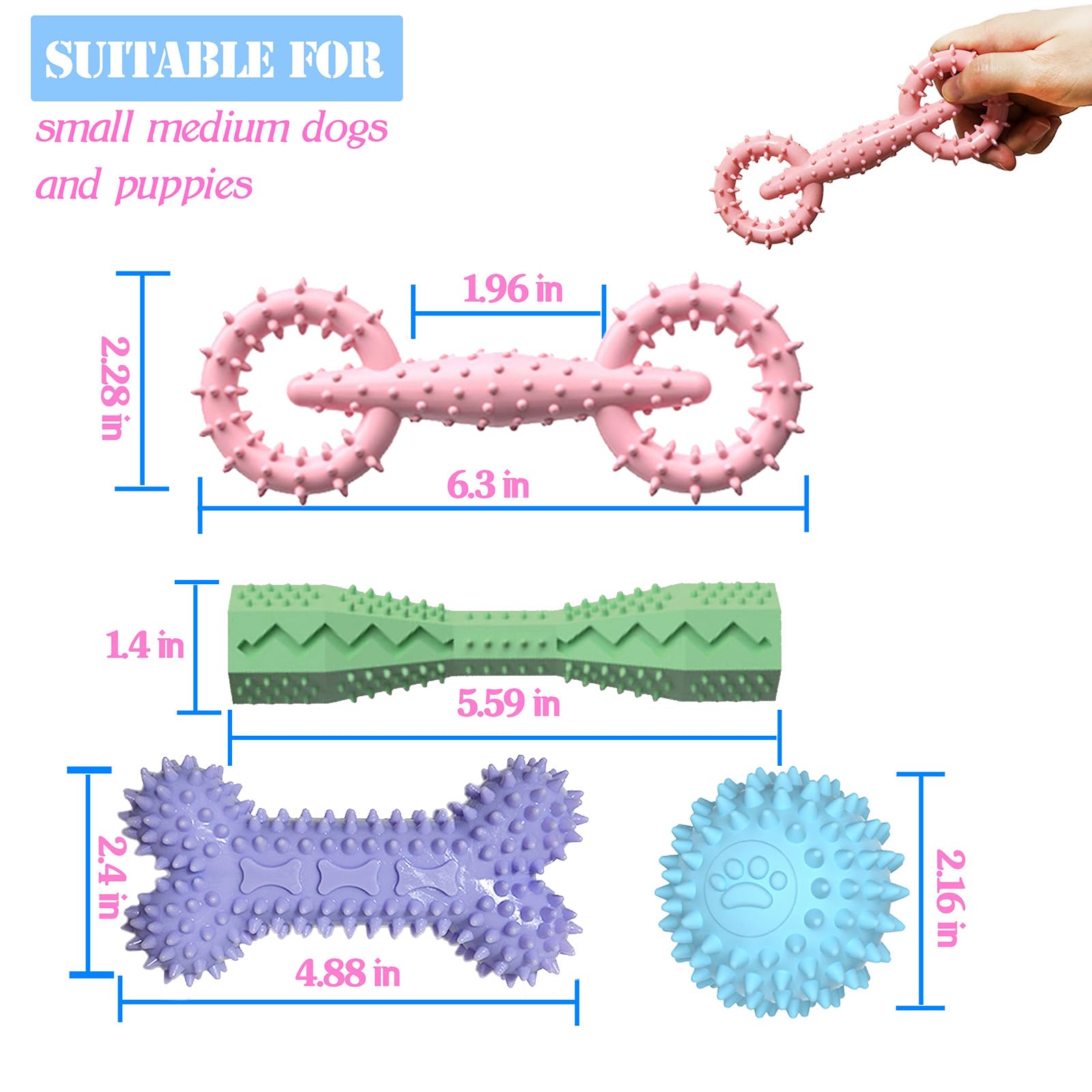 Cdyzqikm conjunto de juguetes: variedad de formas para mantener su interés