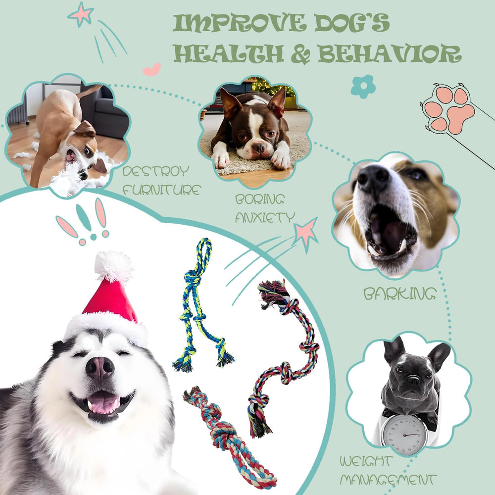Cdyzqikm Juego de cuerdas seguro para perros grandes con uso prolongado.