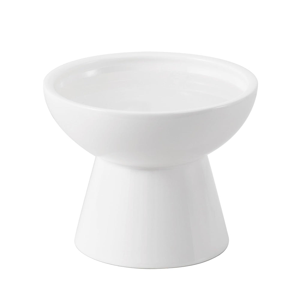 CEEFU tazón cerámico elevado para gatos, comodidad al comer