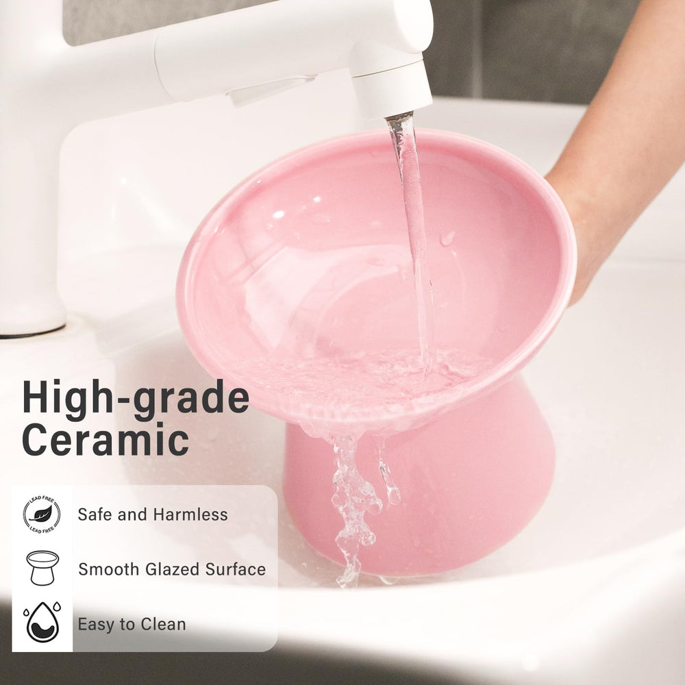 CEEFU limpieza facil, tazones ceramicos aptos lavavajillas.