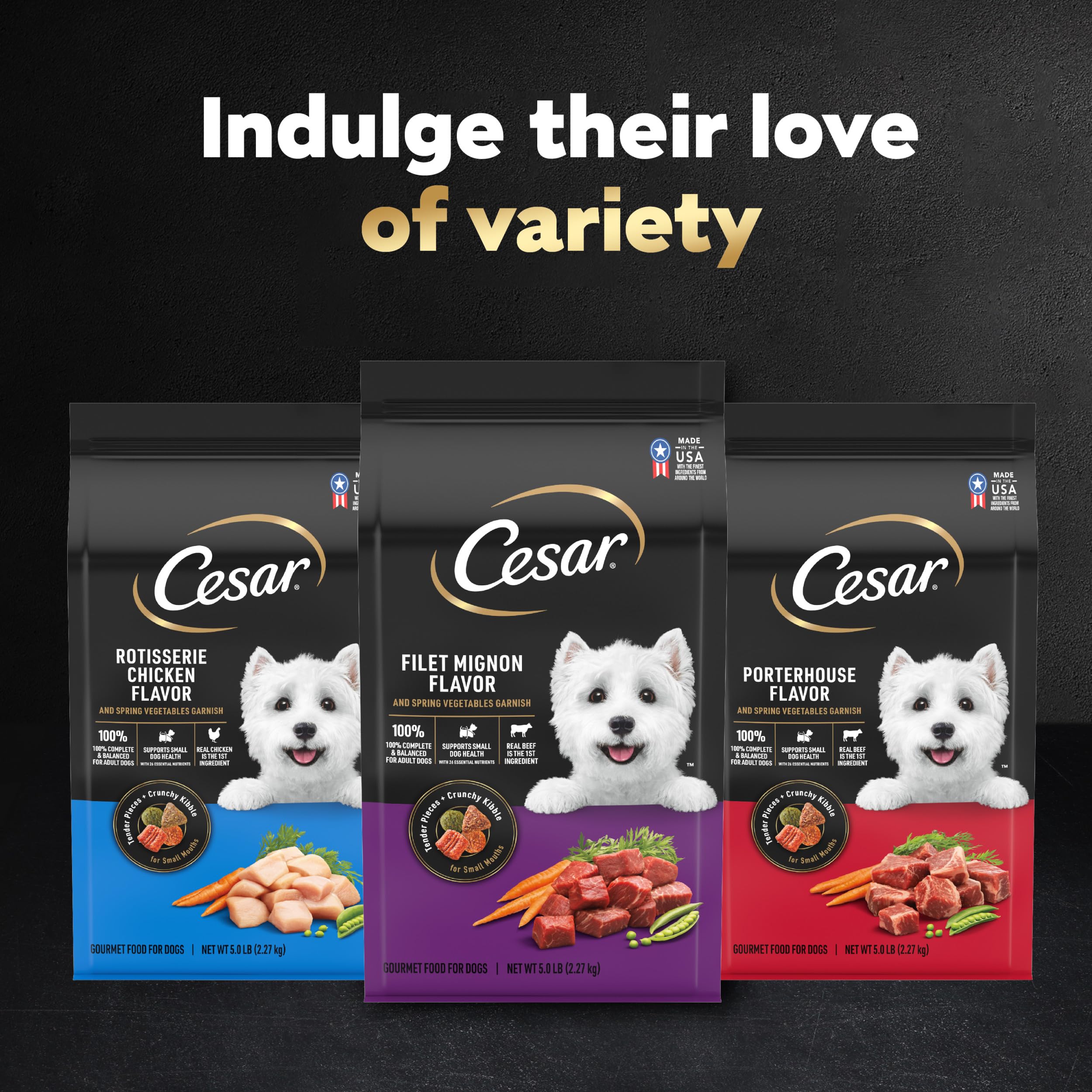 Ideal para perros pequeños activos, mezcla sabrosa y práctica para el día a día.