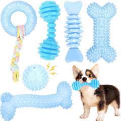 Juguete para cachorro CGBD con 6 formas para morder y jugar.