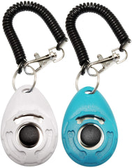Chadou clicador de entrenamiento, diseño ergonómico para mano y enfoque en obediencia.