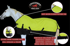 CHALLENGER 1200D ajuste seguro: cierres ajustables para un ajuste cómodo