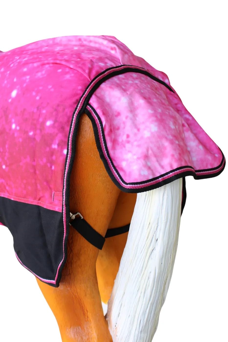 CHALLENGER manta invierno potro miniatura cobertura trasera para protección contra viento.