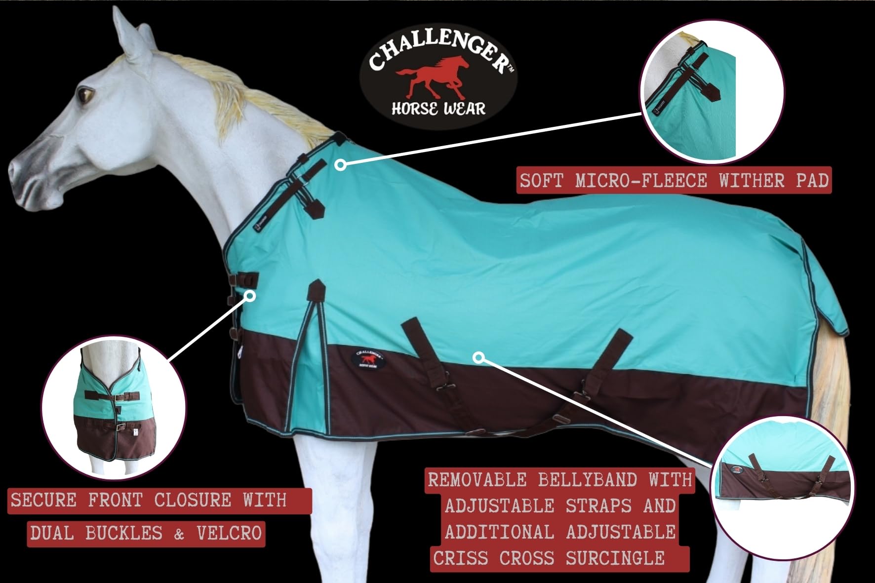 Challenger Manta Turnout, costuras reforzadas para mayor durabilidad.