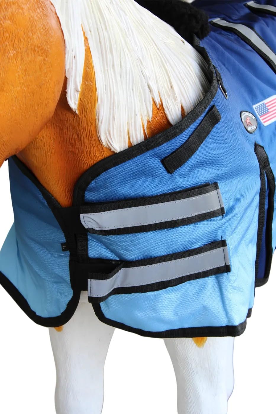 Manta Challenger foal sin costura central reduce roces