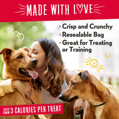 Charlee Bear bocados mini tamano chico: ideal para razas pequeñas durante el entrenamiento.
