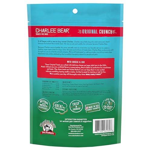Charlee Bear con calorías bajas, premio ligero para entrenamiento