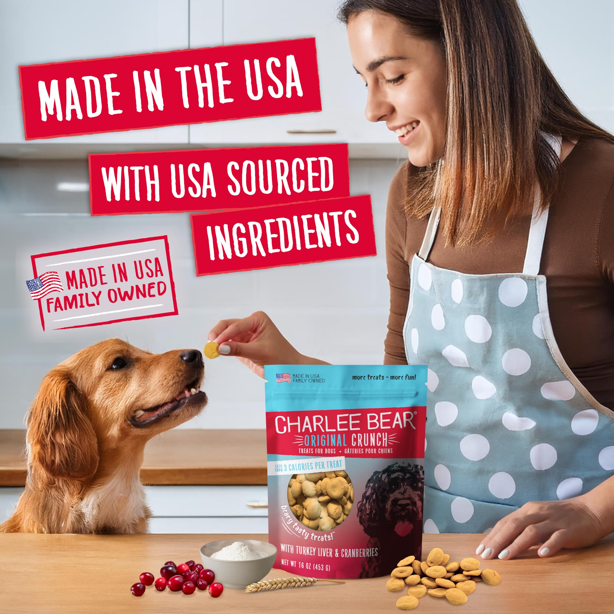 Charlee Bear ingredientes limitados, sin colorantes ni sabores artificiales.