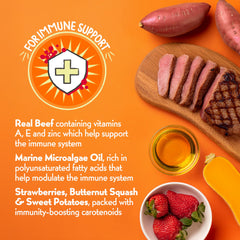 Charlee Bear Necessities aderezo con ingredientes limitados para perros exigentes.