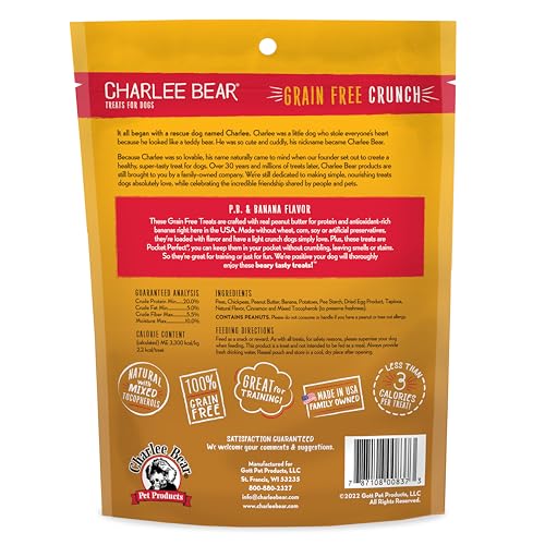 Premios Charlee Bear para entrenamiento en bolsillo, tamaño perfecto y aroma agradable
