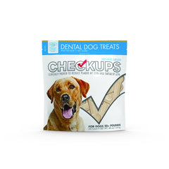 Checkups bolsa con cierre reutilizable para conservar las golosinas dentales de tu perro