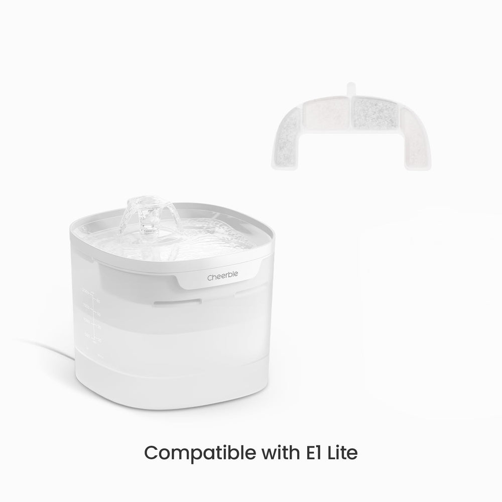 Cheerble Elfin E1 Lite: diseño compacto en blanco ideal para espacios reducidos.