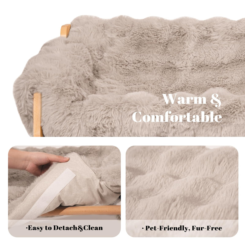 Armazón de madera de haya de Cheerhome Pets, estructura estable para gatos y perros pequeños