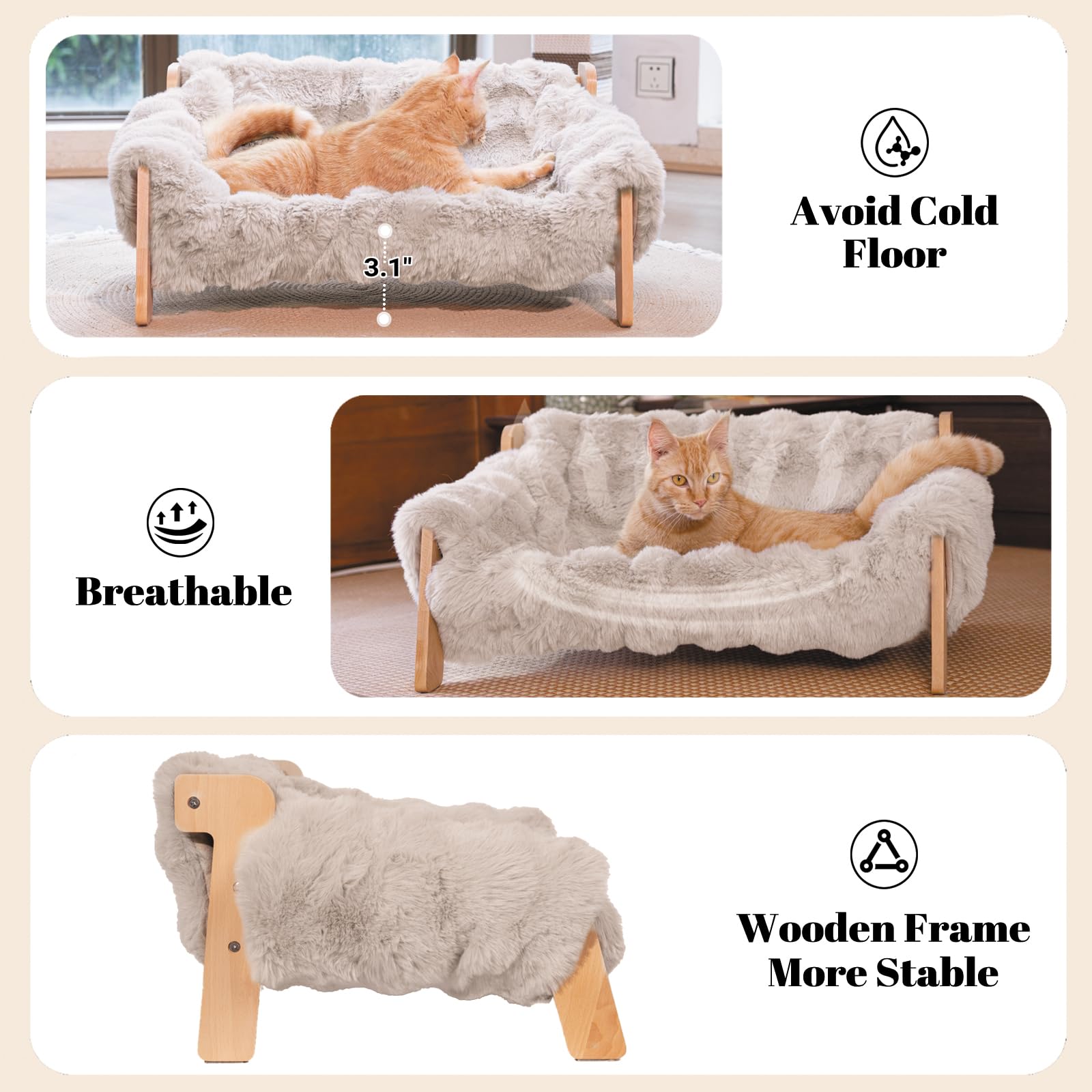 Cheerhome Pets montaje fácil con herramientas incluidas, experiencia rápida y sin complicaciones