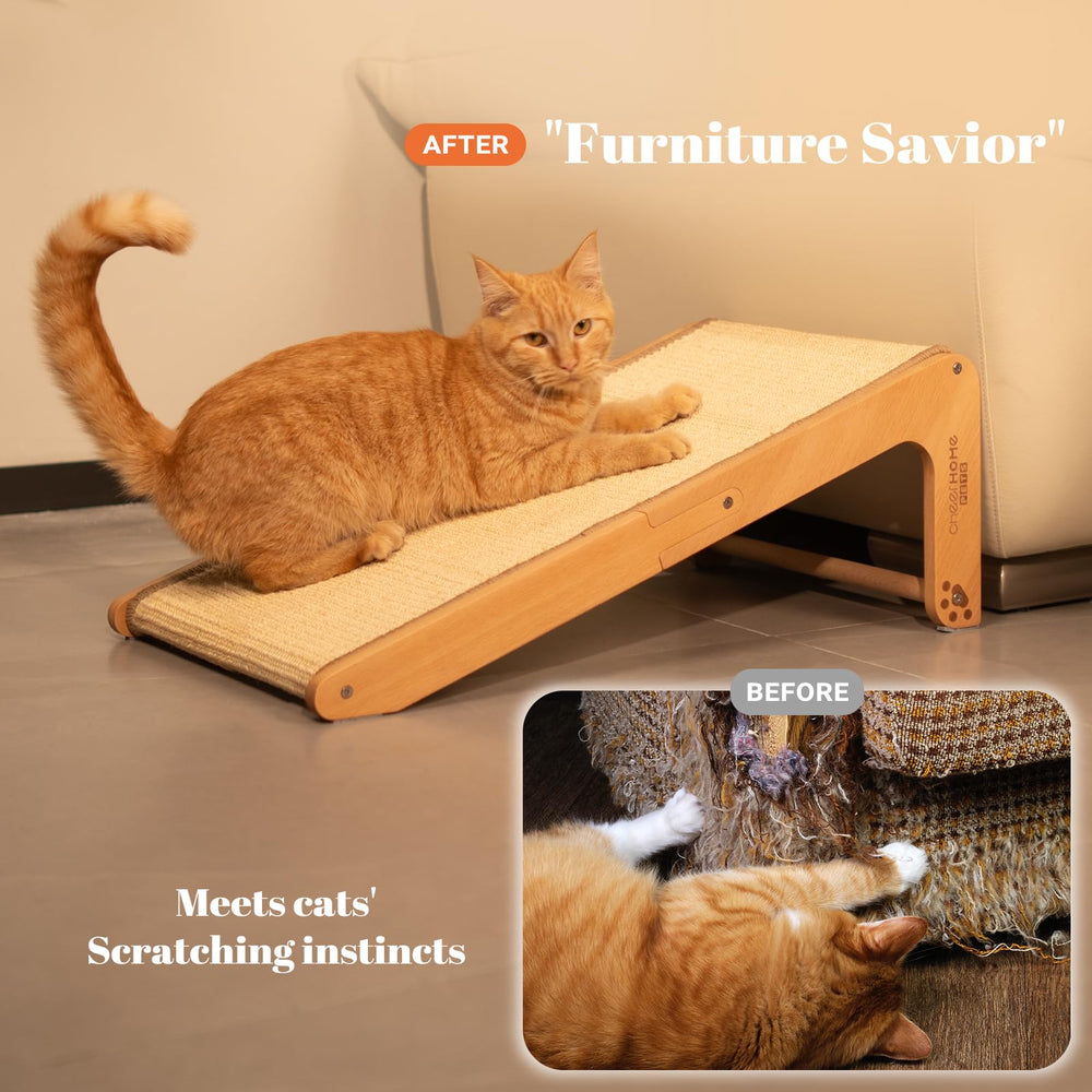 CHEERHOME PETS rampa rascadora para interior, facilita trepar y estirar músculos.