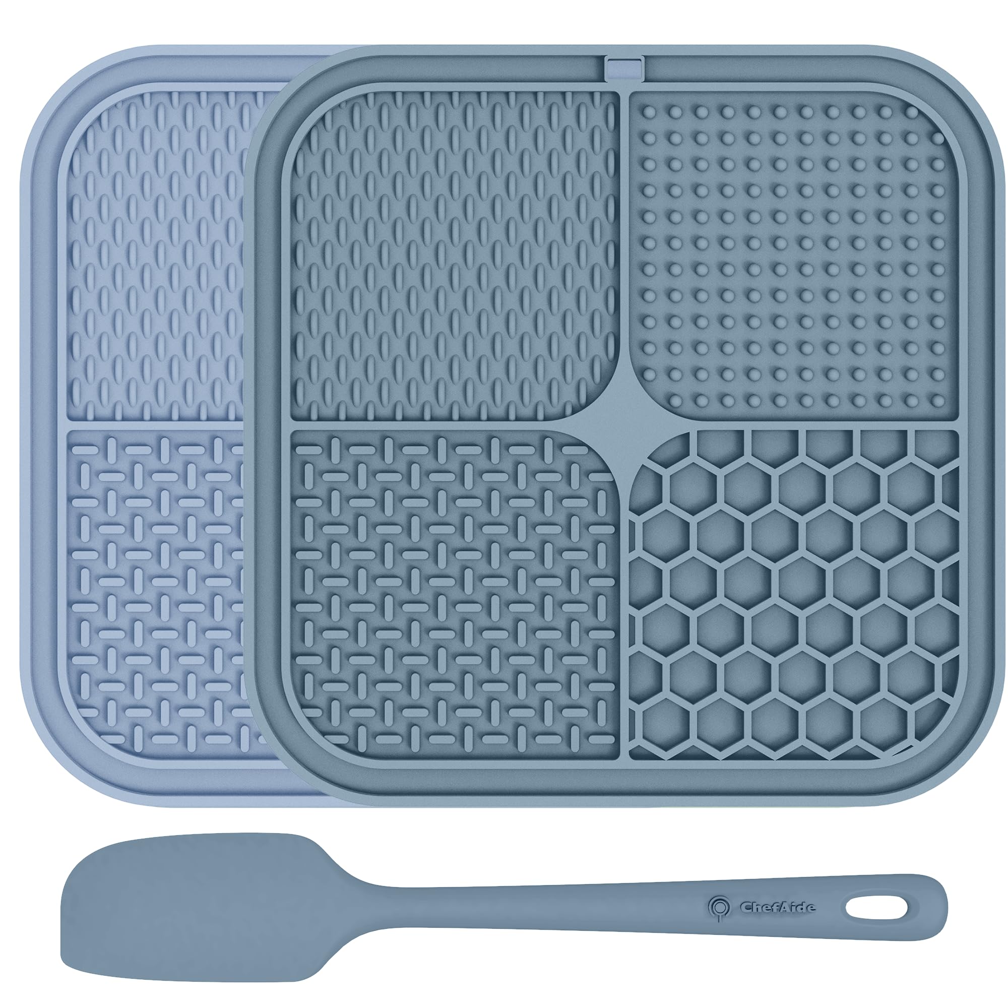 ChefAide Lick Mat para perros y gatos con ventosas resistentes para adherirse firmemente