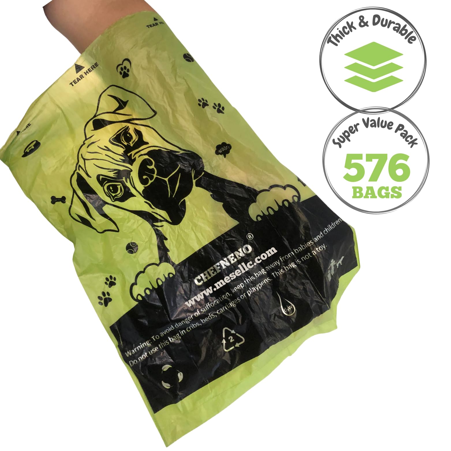 CHEFNENO bolsas ecológicas, ideal para múltiples usos de limpieza diaria.