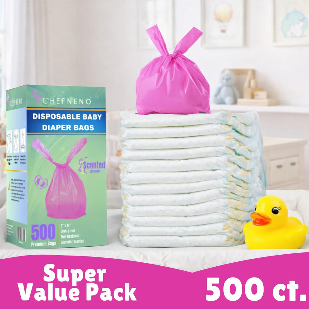 Bolsas CHEFNENO con aroma a lavanda para pañales usados