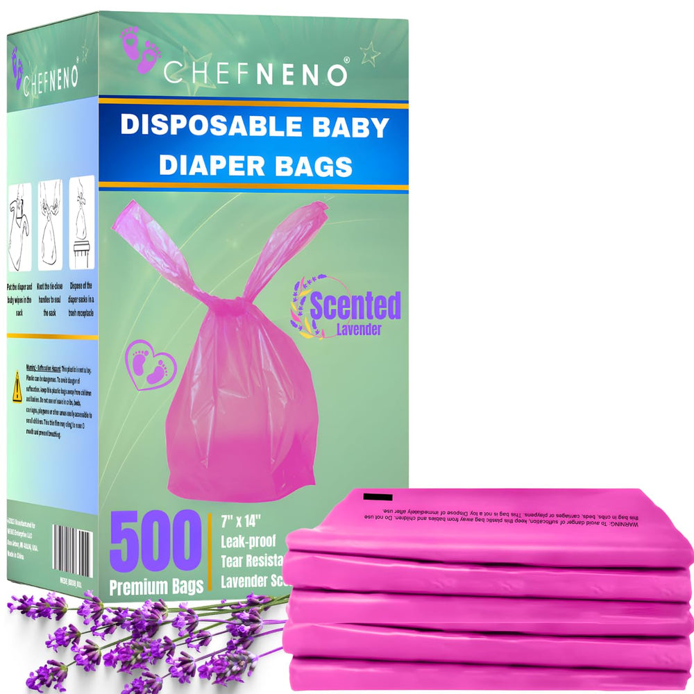 Bolsas CHEFNENO seguras para manejo diario con cierre y olor suave