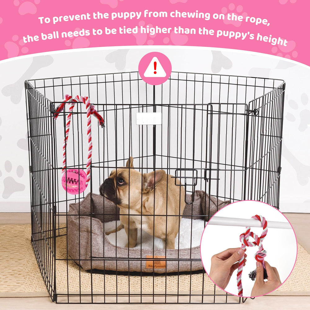 Dispensador de alimentos ChengFu para perros, rosa, promueve comer con paciencia